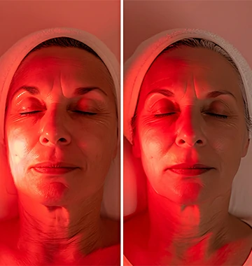 Red Light Therapy Before And After